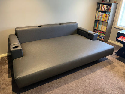 2.2M X 1.8M DREAMCOAT DAYBED - WITH UPGRADED MATERIAL - Leisure Lounges