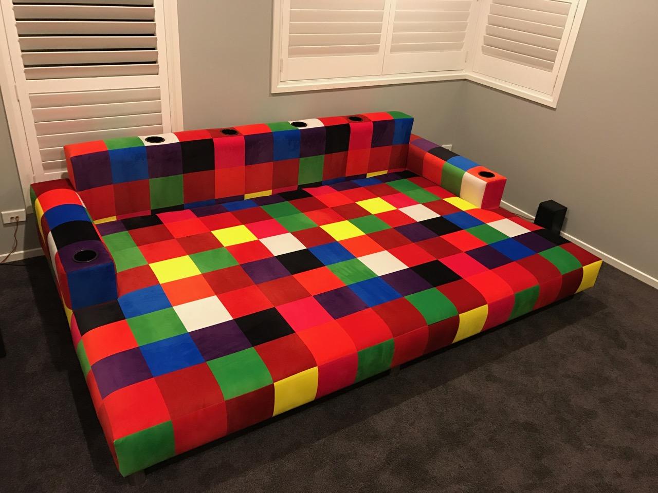 CUSTOM MADE DREAMCOAT THEATRE DAYBED - Leisure Lounges