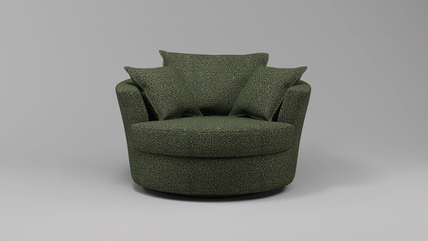 Leopard Swivel Chair - Leisure Lounges