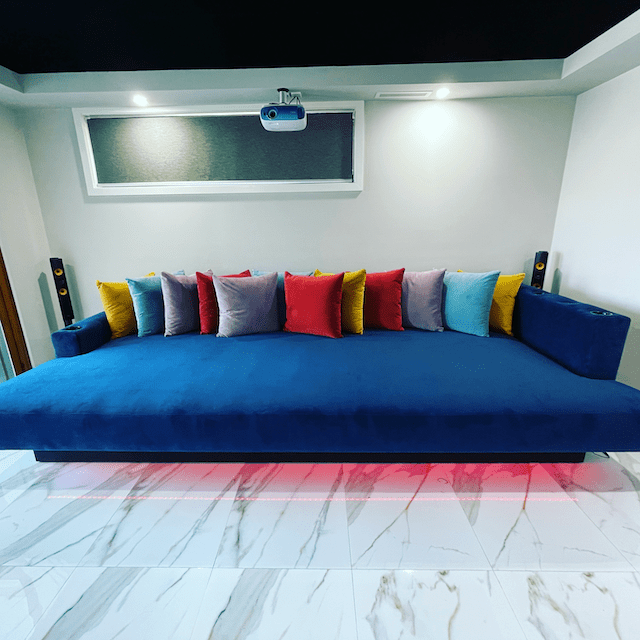 CUSTOM MADE DREAMCOAT THEATRE DAYBED - Leisure Lounges