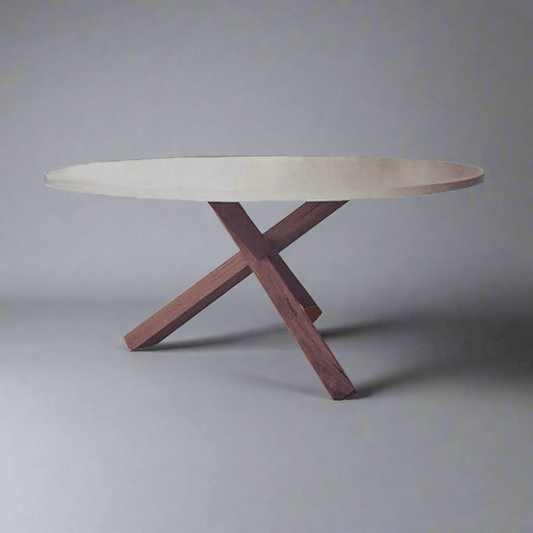 Puzzle Round Dining Table - Leisure Lounges