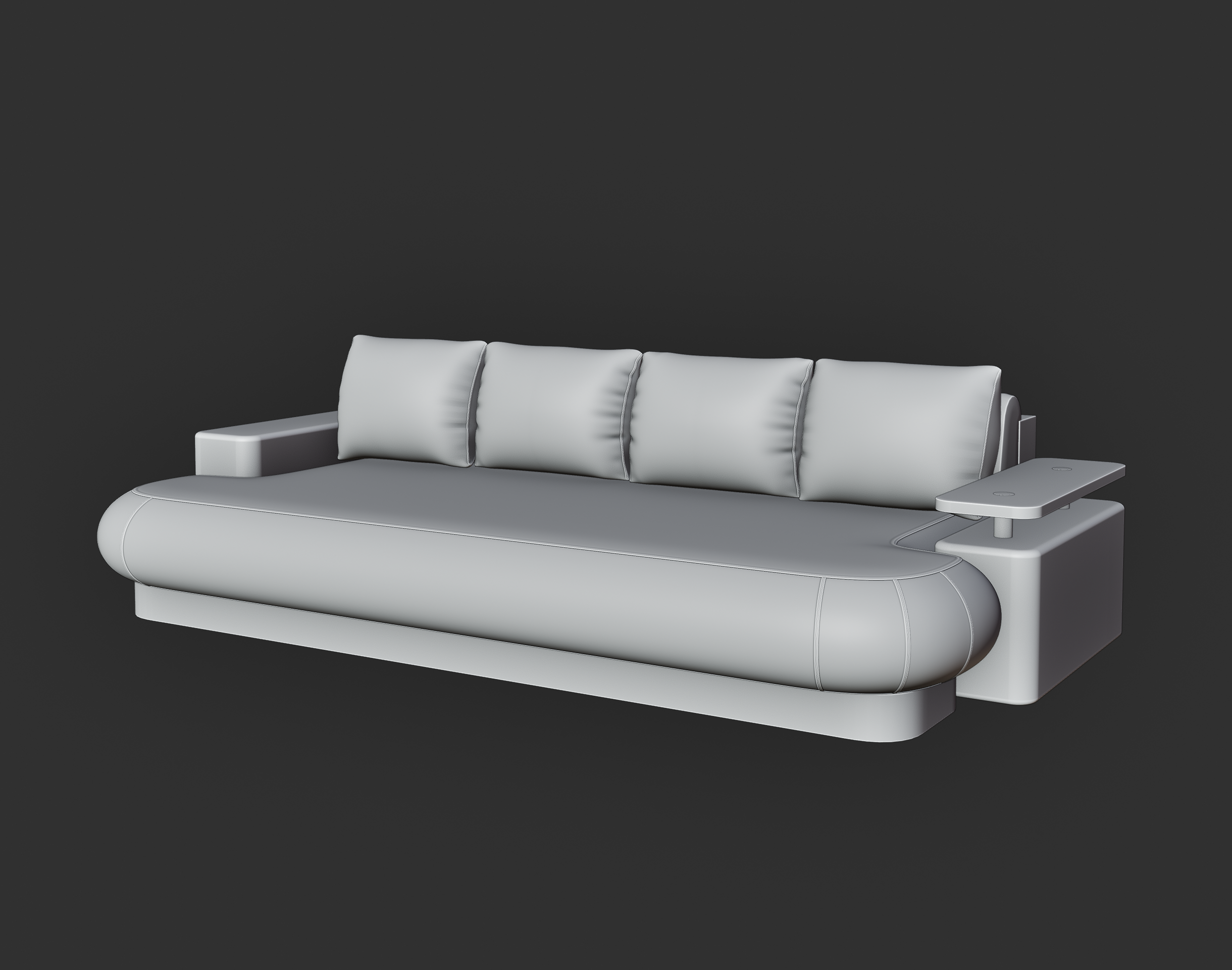 3d model of daybed